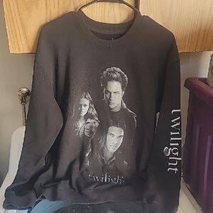 Twilight Black Graphic Sweater